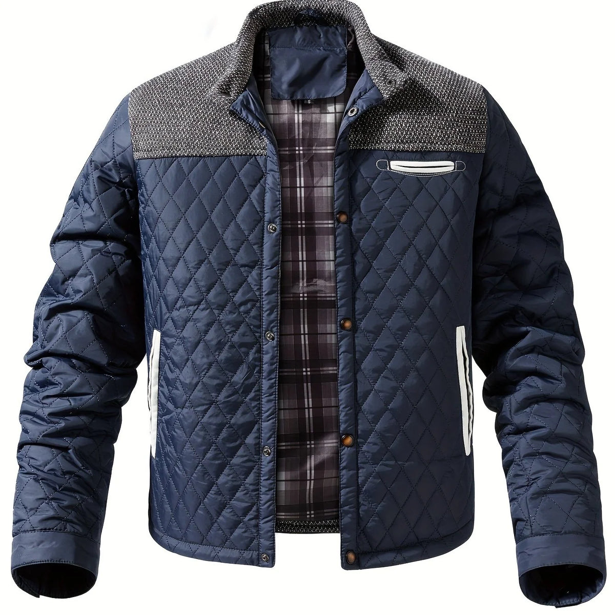 Gideon Quilted Jacket | Lightweight Insulation, Stand-Collar Design 9