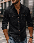 Grady Button Up Shirt | Classic Collared, Versatile Casual Wear 0