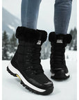 Gryta Winter Boots | Cozy Lace-Up, Non-Slip Sole for Women 6