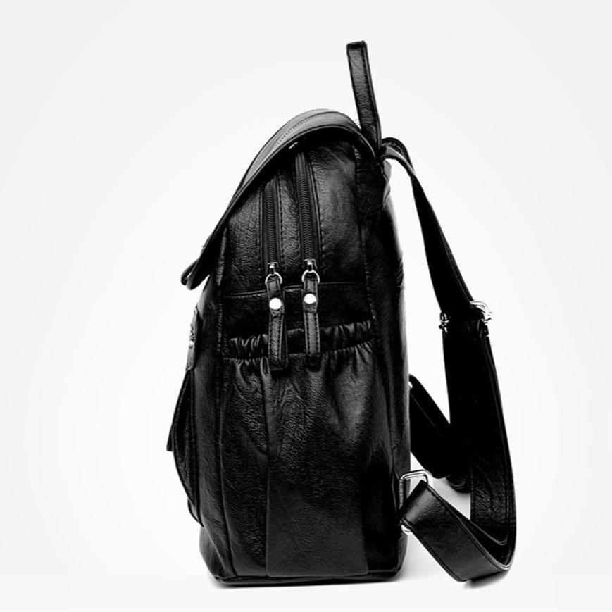 Soft Leather Backpack with Lightweight Feel