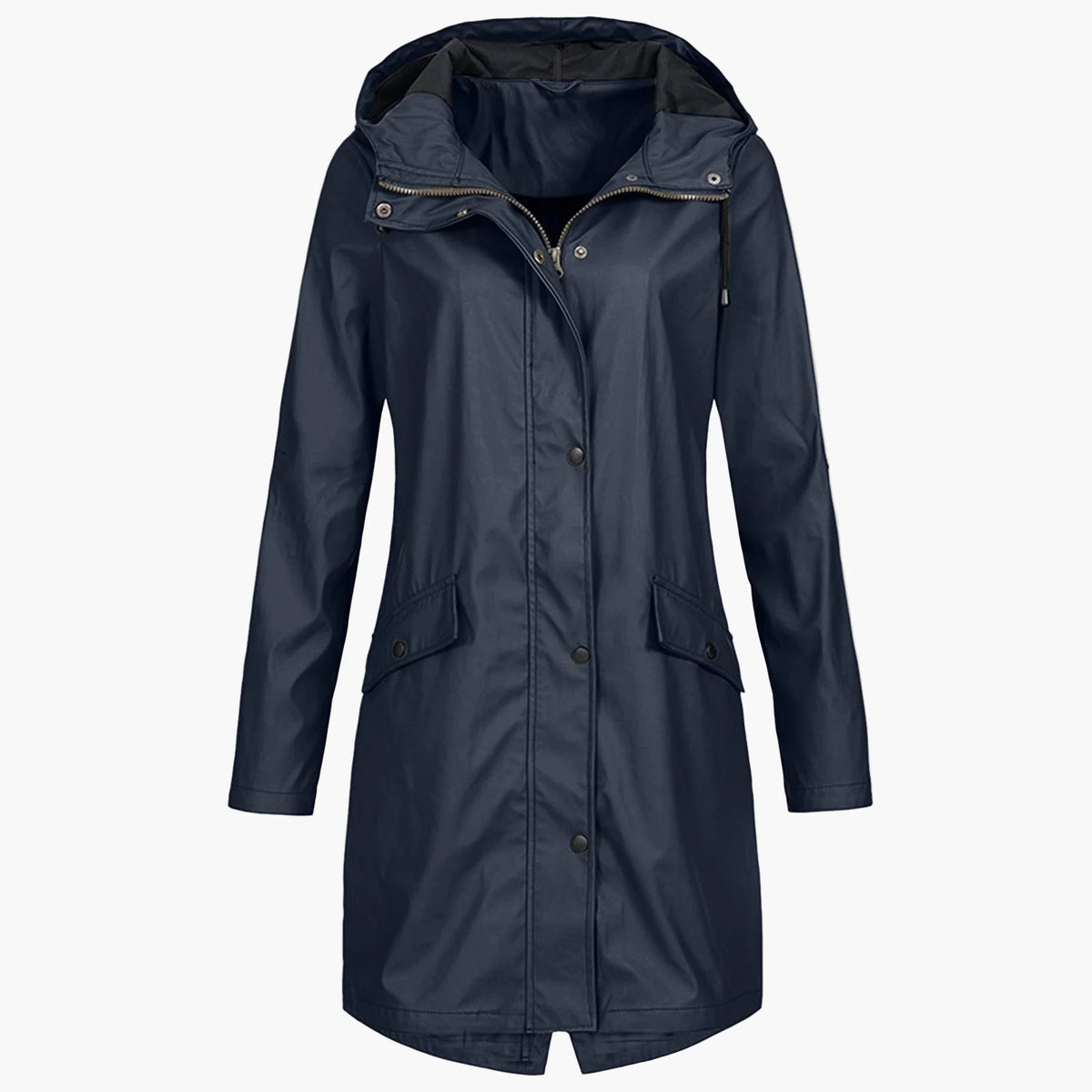 Haven Women's Rain Coat | Hooded Waterproof Long-Length 0