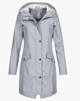 Haven Women's Rain Coat | Hooded Waterproof Long-Length 2