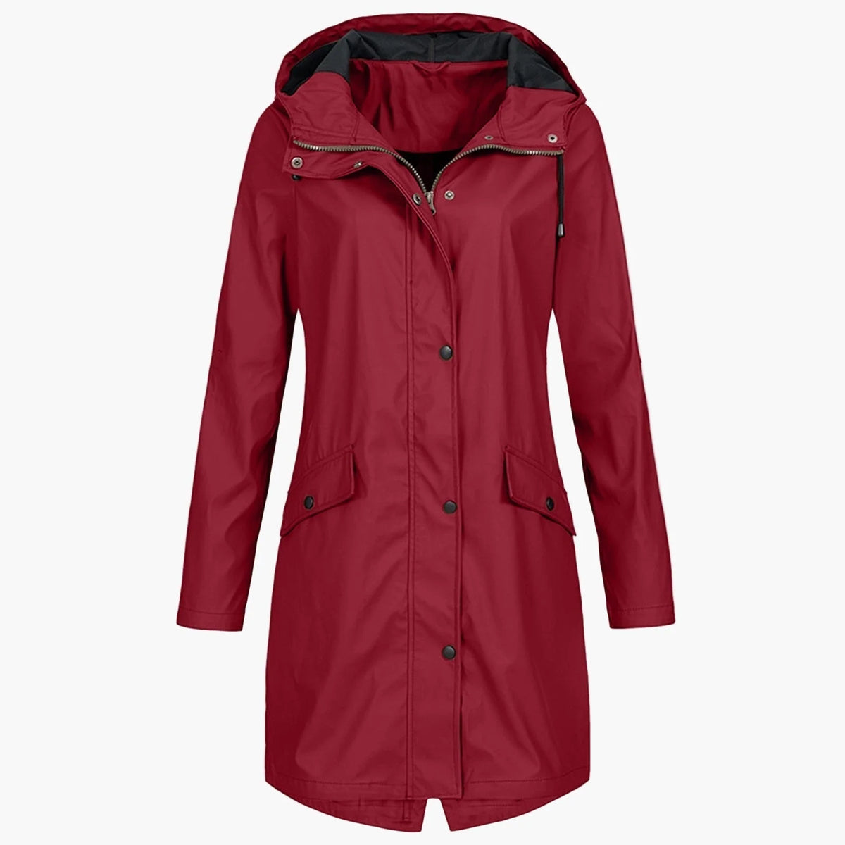 Haven Women's Rain Coat | Hooded Waterproof Long-Length 3