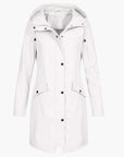 Haven Women's Rain Coat | Hooded Waterproof Long-Length 4