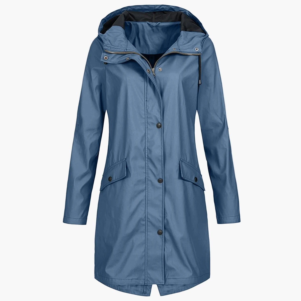Haven Women's Rain Coat | Hooded Waterproof Long-Length 5