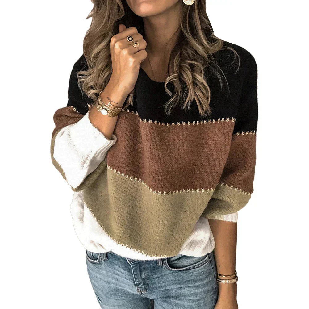 LUZ Vibrant Multicolor Knit Sweater