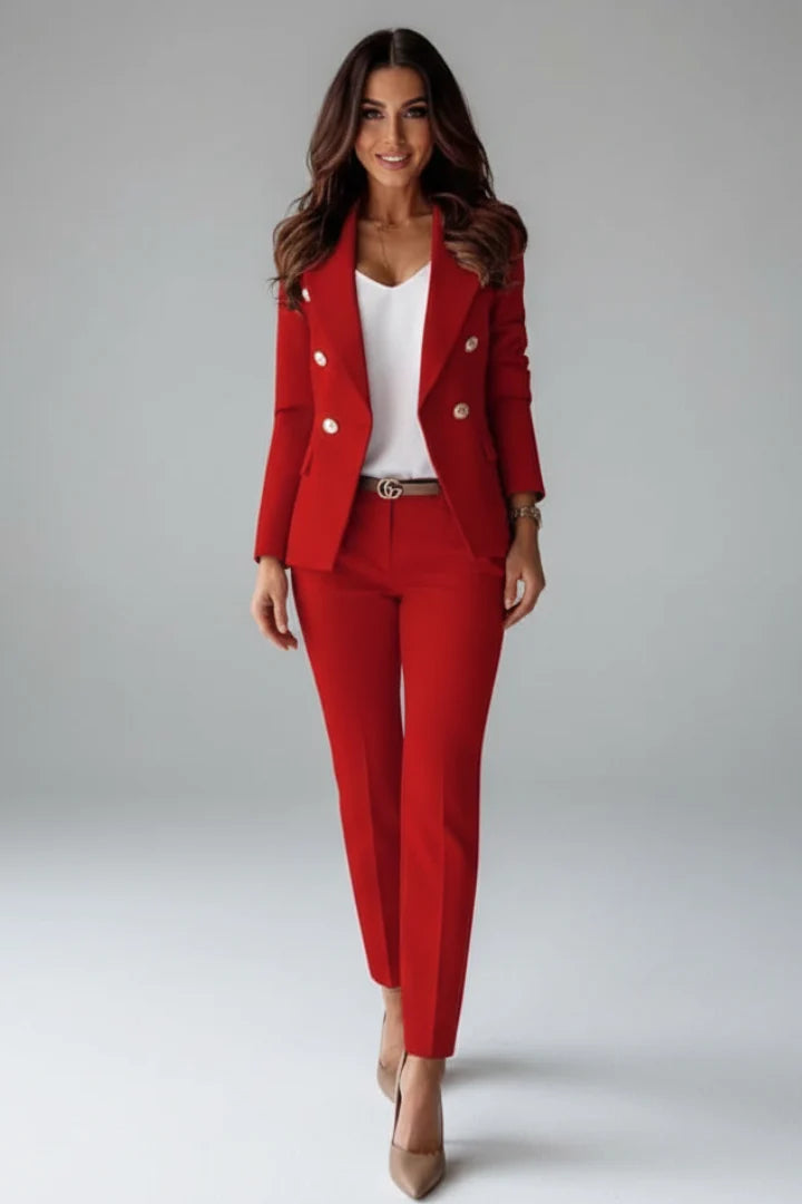 Horizon Suit Set | Double-Breasted Blazer and Trousers, Tailored Fit 9