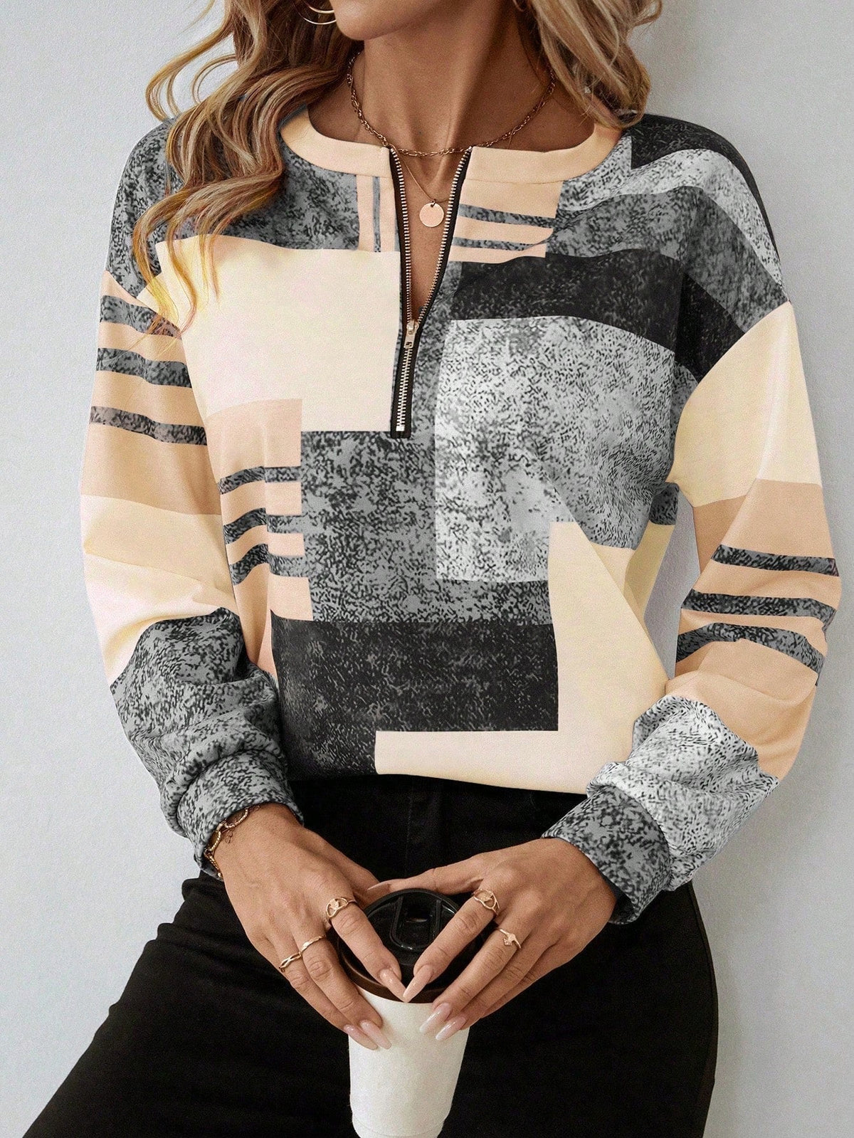 Chic Vintage Long Sleeve Pullover
