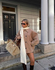 Chic Oversized Wool Jacket Women