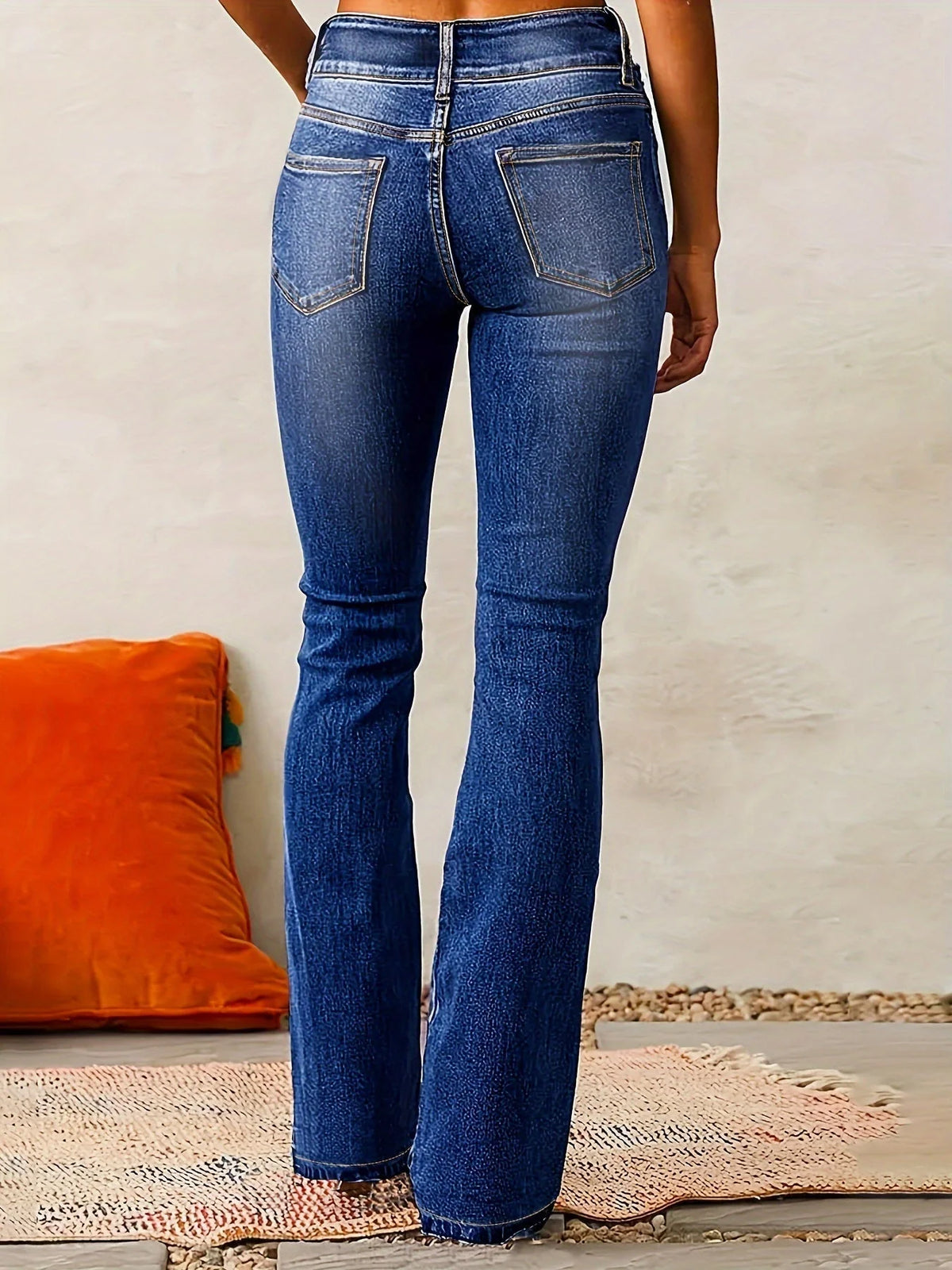 Jovara Wide Leg Jeans | High Waisted, Relaxed Fit, Black Wide Leg 4