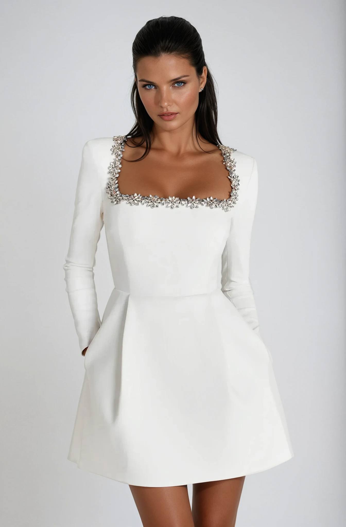 Mini Cocktail Dress With Elegance