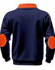 Kairo Men's Quarter Zip Pullover | Colour Block, Relaxed Fit 2