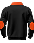 Kairo Men's Quarter Zip Pullover | Colour Block, Relaxed Fit 8