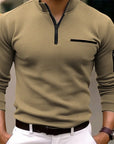 Luxe Men's Sweater | Lightweight Quarter Zip Design, Versatile Fit 2
