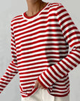 Striped Sweatshirt for Women