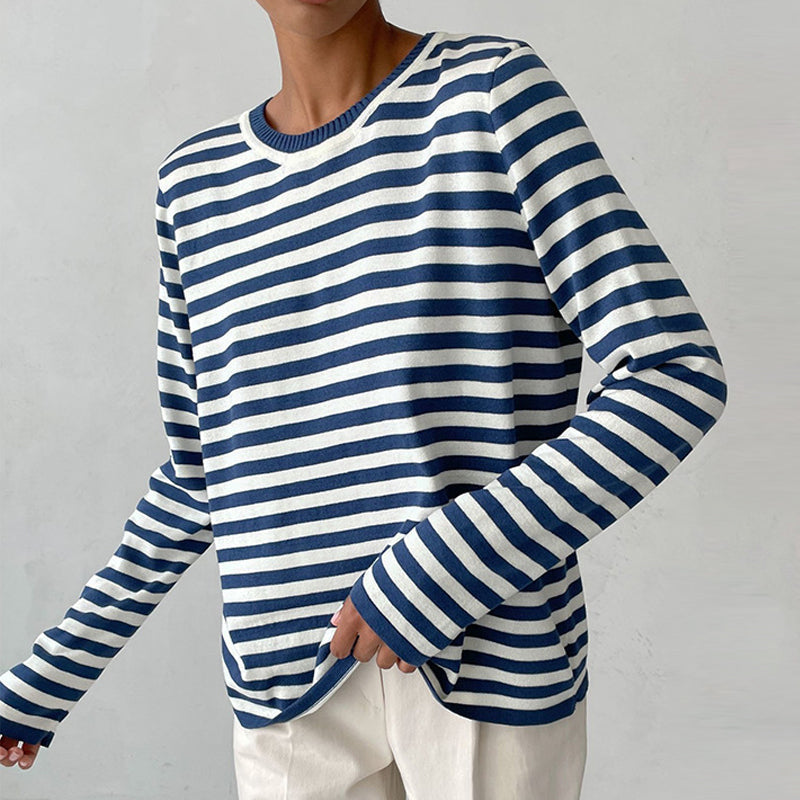 Striped Sweatshirt for Women