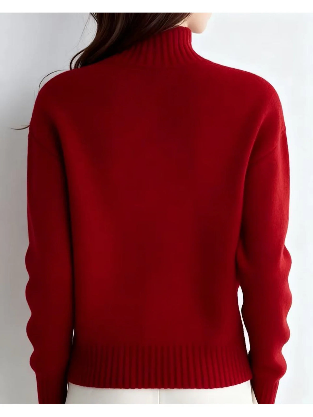 Mila Cardigan Sweater | High-Neck Buttoned Knit, Soft Fabric 3