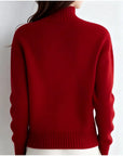 Mila Cardigan Sweater | High-Neck Buttoned Knit, Soft Fabric 3