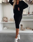 Two Piece Spaghetti Strap Dress Set