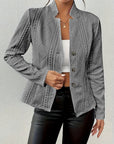 Structured Fit Classic Blazer Jacket