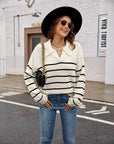 Women's Striped Pullover Sweater