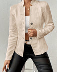 Structured Fit Classic Blazer Jacket