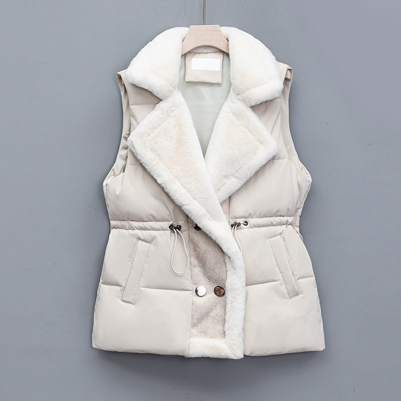 Sleek Quilted Down Puffer Jacket