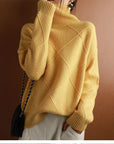 Loose Fit High Neck Sweater