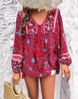 Stylish Diyun Printed Blouse Design