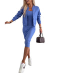 Two Piece Spaghetti Strap Dress Set