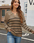 Women's Striped Pullover Sweater