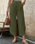 Casual Cotton Drawstring Pants