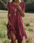 Artistic Bohemian Midi Dress