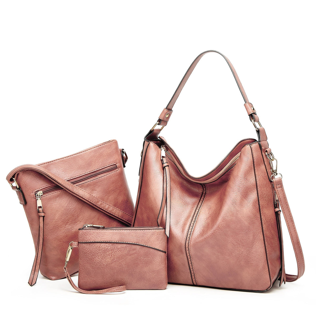 Stylish Leather Bag with Sleek Finish