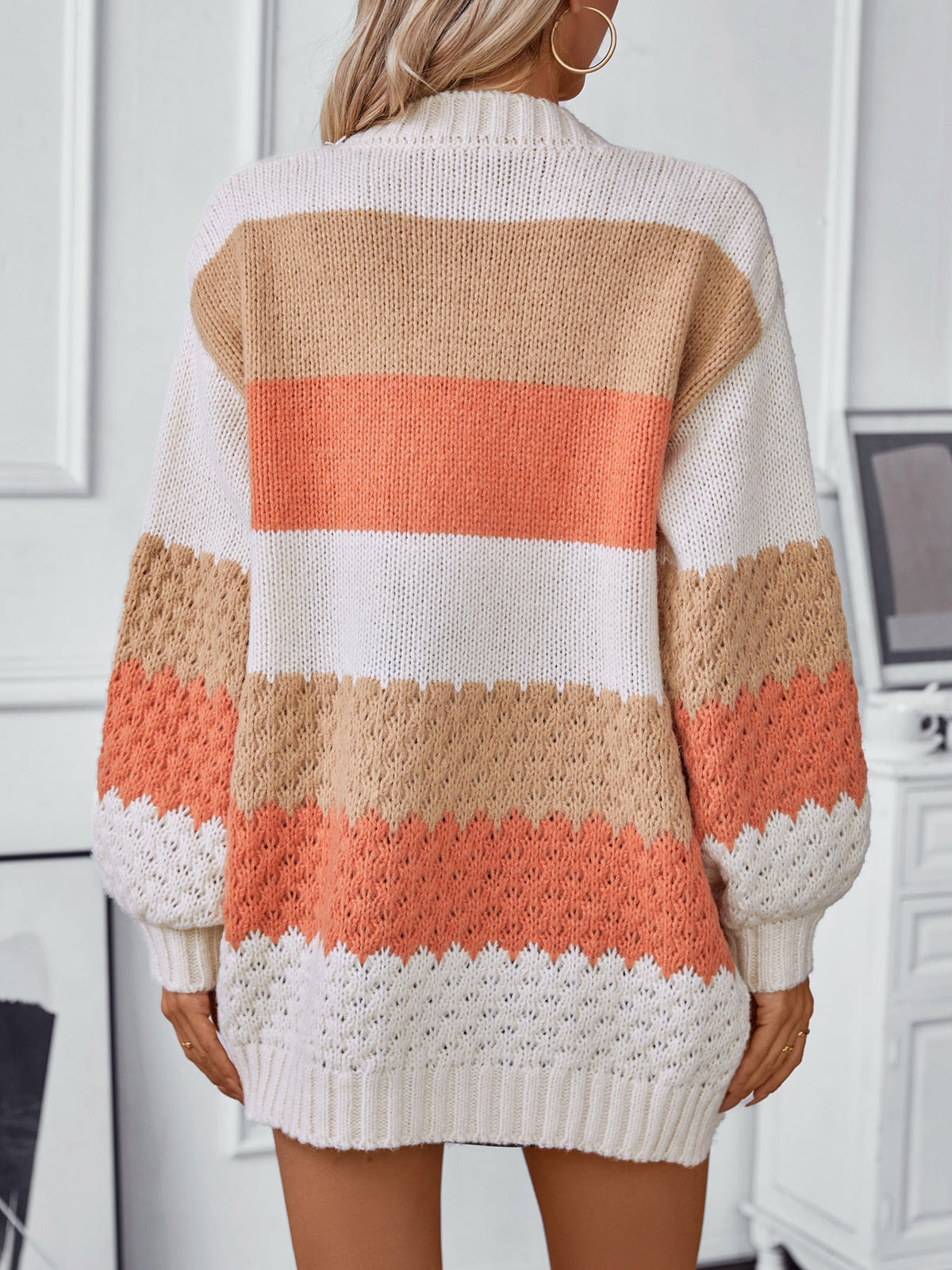 Casual Loose Sleeve Cross-Border Knitted Sweater