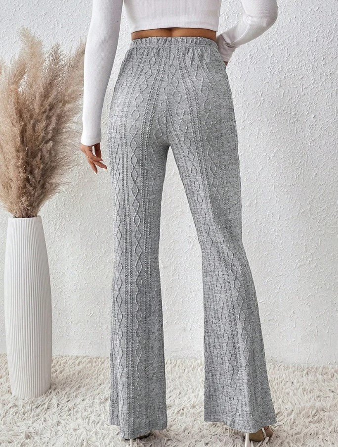 Stretch Flare Knit Trouser