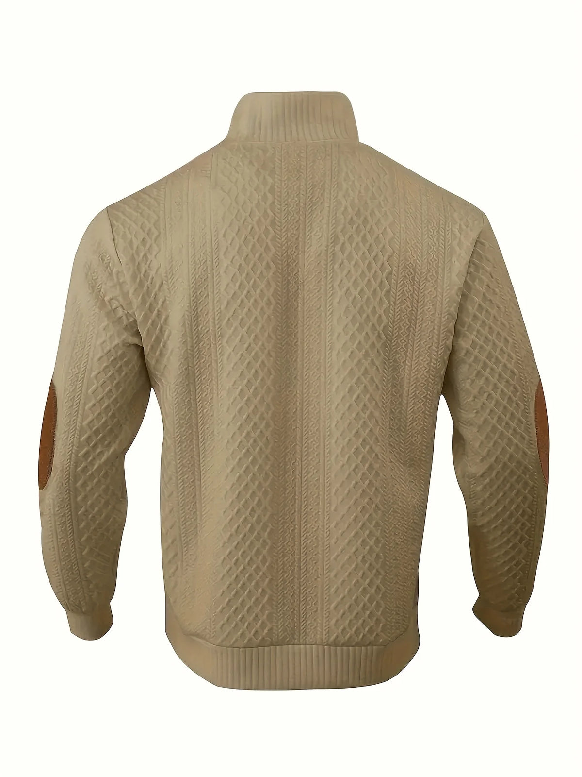 Ronan Mens Sweater | Soft Knit, Stand Collar with Button Detail 1