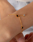 Luxury Zircon Bracelet with Polished Shine