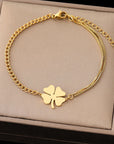 Premium Clover Bracelet with Meaningful Flair