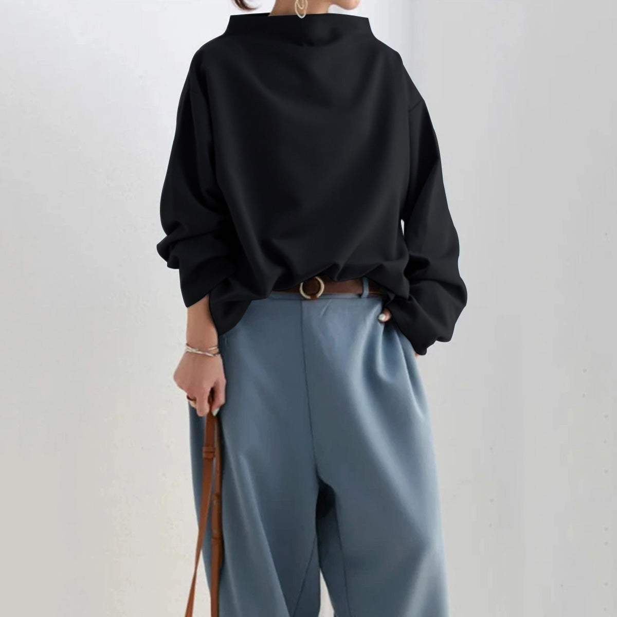Minimalist Design Knitted Sweater