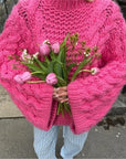 Casual Round Neck Thick Knit Sweater