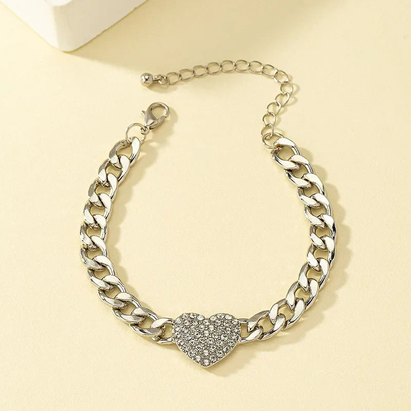 Heartfelt Elegance Necklace &amp; Bracelet Set