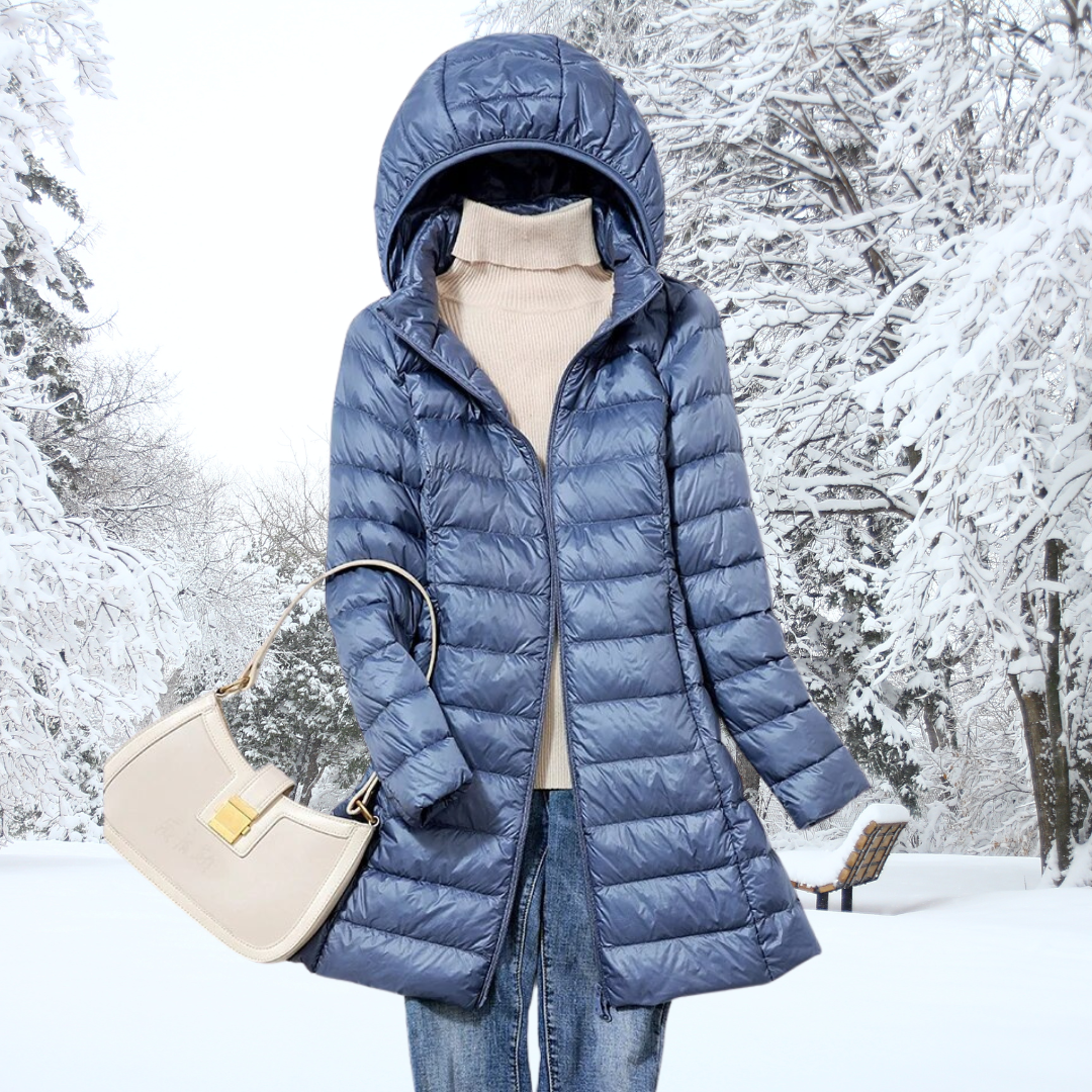 Full-Length Warm Down Puffer Coat