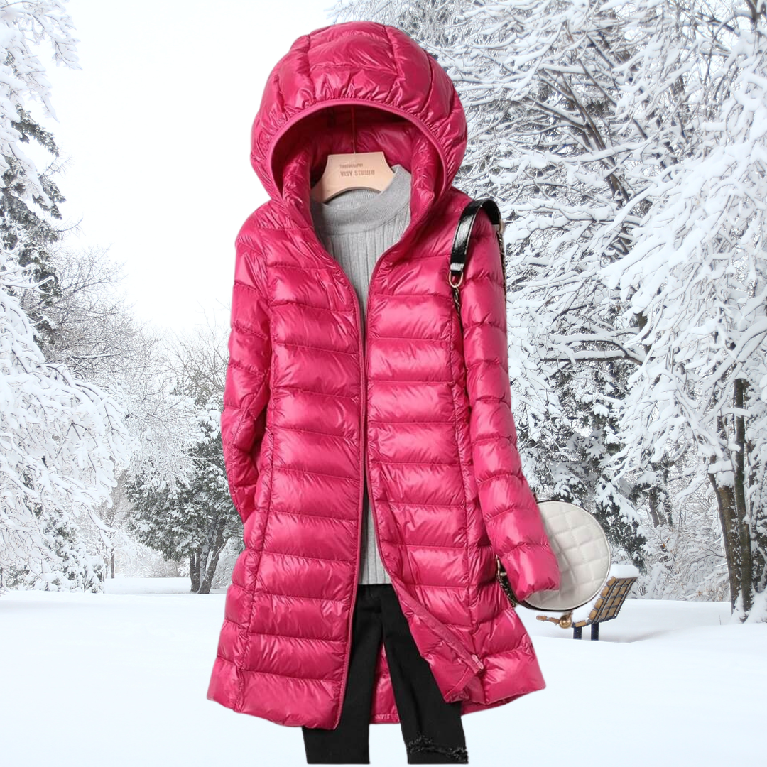 Full-Length Warm Down Puffer Coat