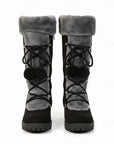 Sable Winter Boots | Fur-Trimmed, Lace-Up, Mid-Calf for Women 5