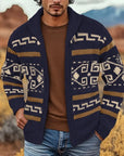 Saro Zip Cardigan | Patterned Knit, Comfortable Fit 0