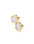 Shell Inlay Stainless Steel Earrings