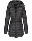 Warm Quilted Long Down Coat