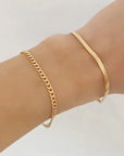 Gold & Silver Chain Bracelet