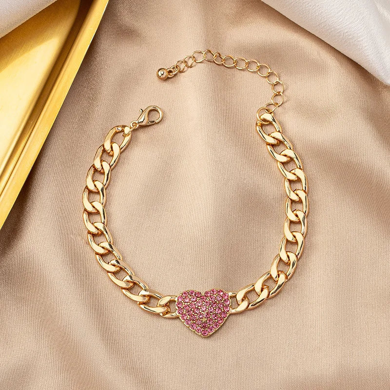 Heartfelt Elegance Necklace &amp; Bracelet Set